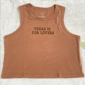 Home girl society brown tank top​​​